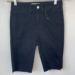 NWOT Free People Black Denim Cut Off Shorts Sizes 24 or 25